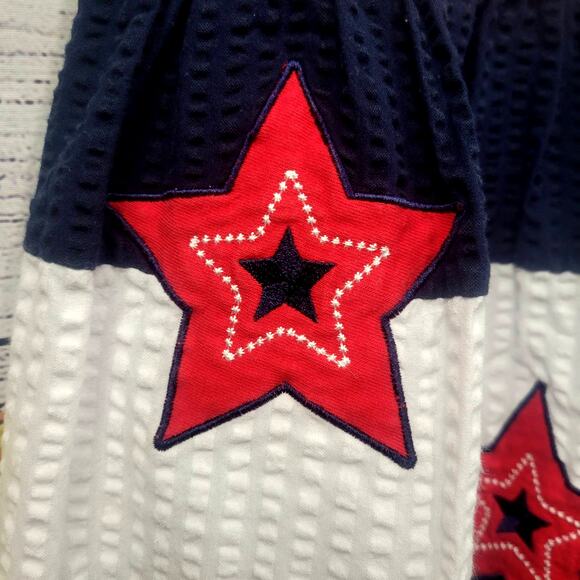 Sophie Rose Patriotic Seersucker Dress Size 18mo NWOT - Picture 3 of 7